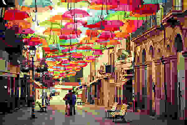 agueda-portugal-umbrella
