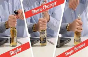 21 τρόπους για να ανοίξετε την μπύρα σας όταν δεν έχετε ανοιχτήρι (video)