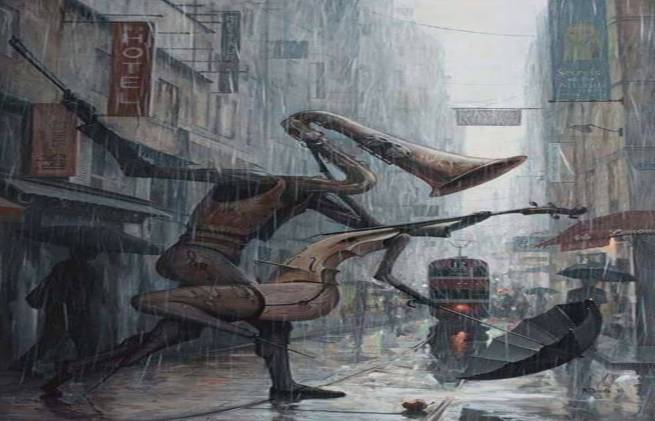 Βροχή, Τσαρλς Μπουκόφσκι