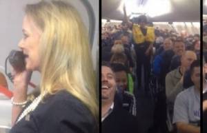 Αεροσυνοδός δίνει σπαρταριστές οδηγίες ασφαλείας! (video)